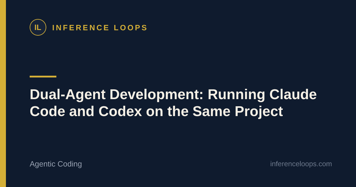 Dual-Agent Development: Running Claude Code and Codex on the Same ...